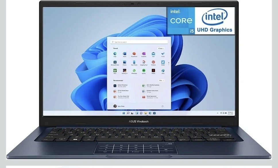 Asus Vivobook 14 – FHD – i5-1334U – 12GB RAM – 256GB SSD – Quiet Blue