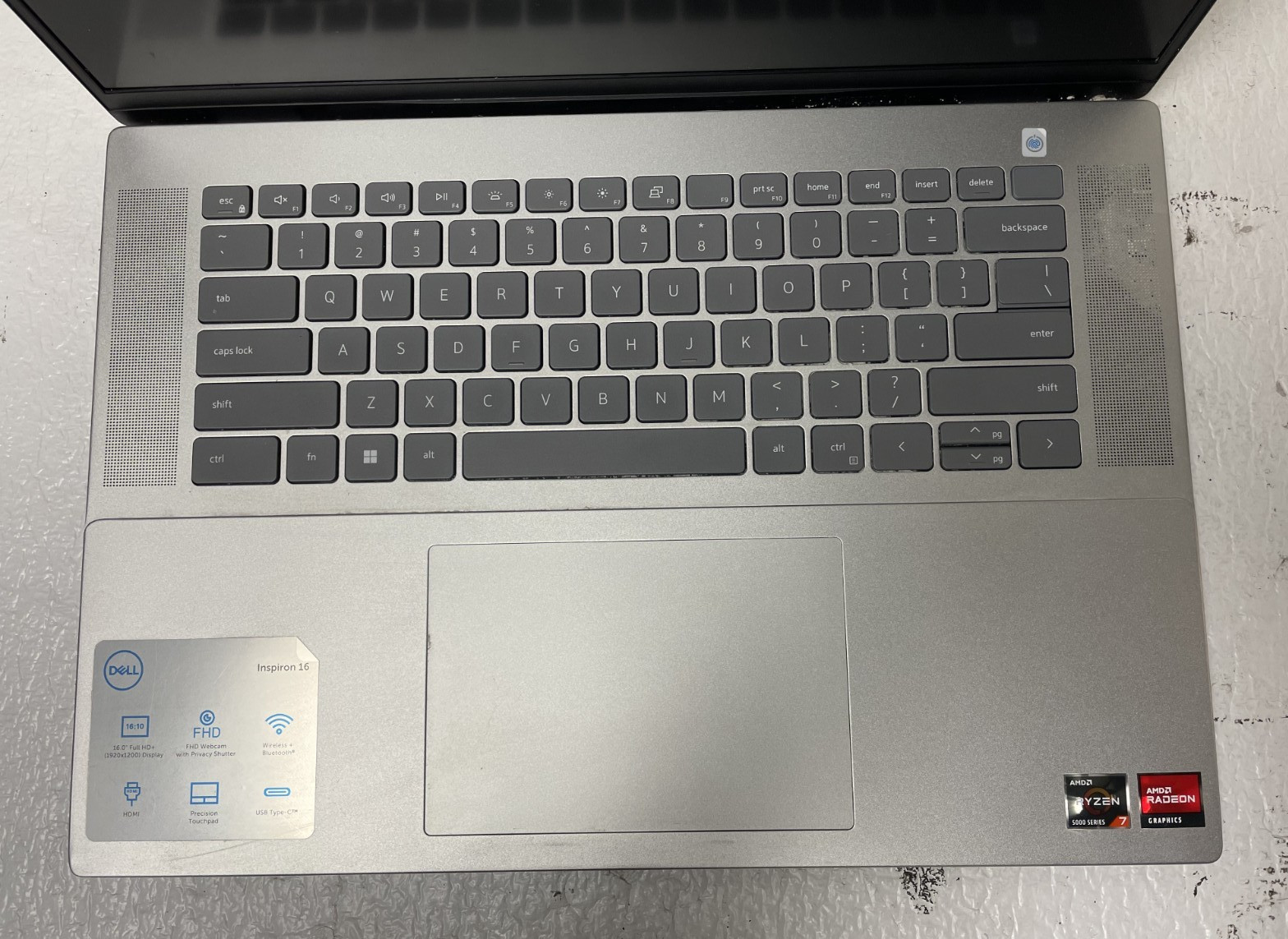 Dell Inspiron 16 5625 AMD RYZEN 7 5825U@2.00GHz 8GB RAM No SSD Parts *READ