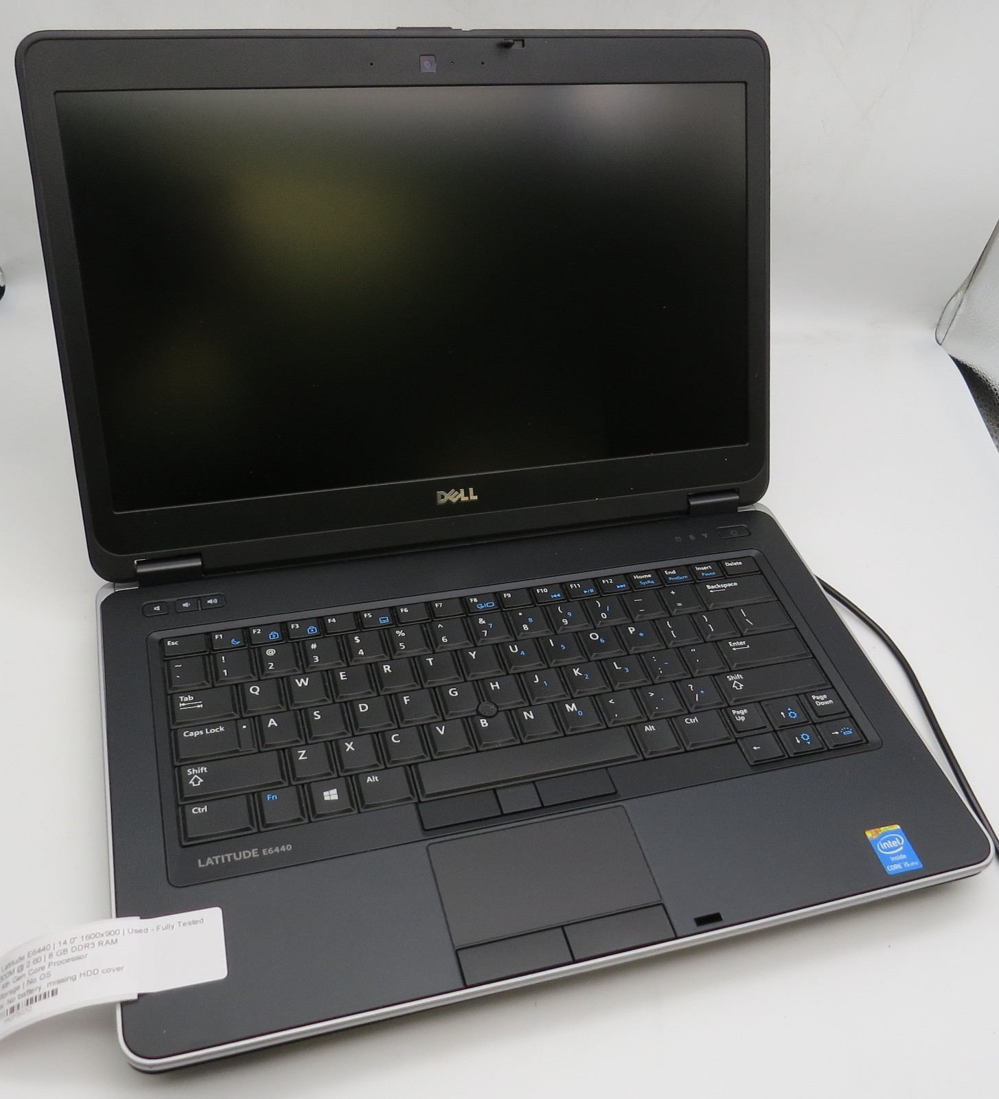 Dell Latitude E6440-14″-i5-4300M@2.6GHz-8GB RAM-NO STRG/NO BATT/NO OS *READ*