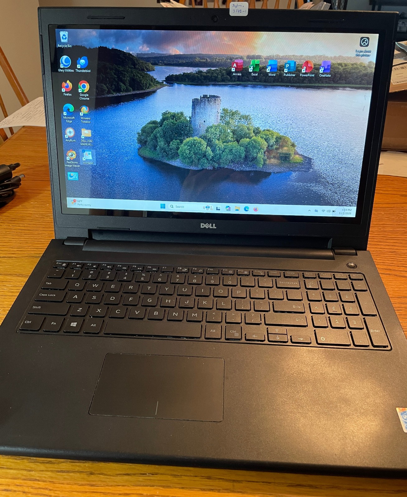 DELL INSPIRON 3542 Laptop *TOUCH* 15″ i3 Win11 Pro 25H2/Office 2021-extras-1