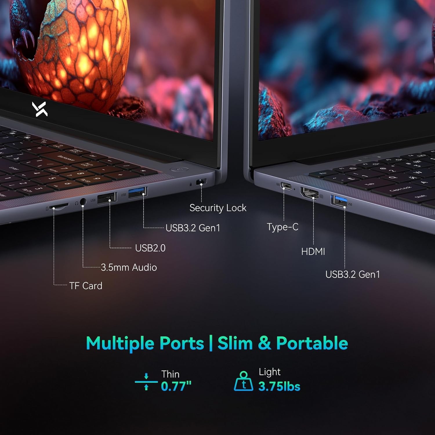 Huidun 2025 Laptop, 15.6″ Laptops Computer for College Student & Business,…