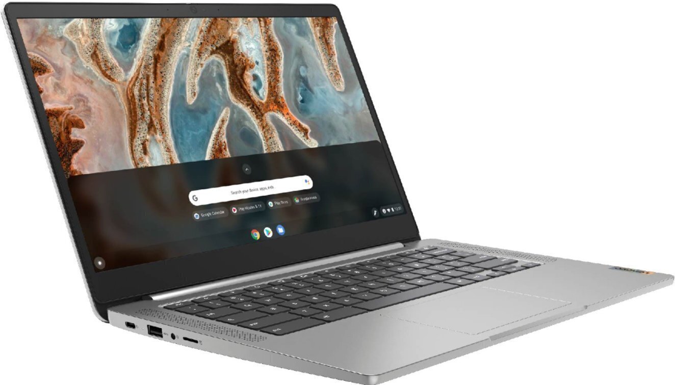Lenovo Chromebook 3 14″ Laptop – Mediatek MT8183, 4GB RAM, 64GB eMMC – Grey