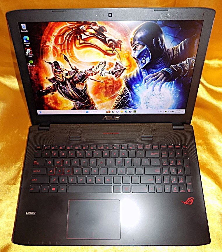 ASUS ROG GL552VW -DH74 15.6″ 1TB +256GB 16GB Win11 ***Gaming PC Laptop Computer
