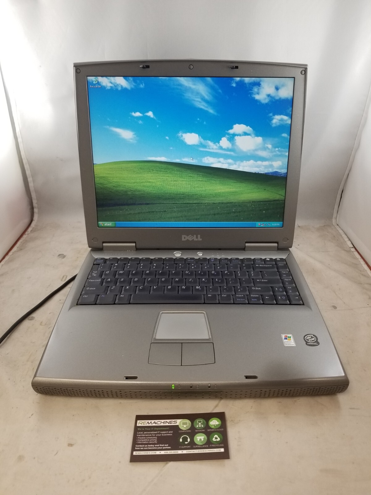 Dell Inspiron 1150 Laptop Intel Celeron 2.4GHz 256MB 20GB HDD Windows XP – READ