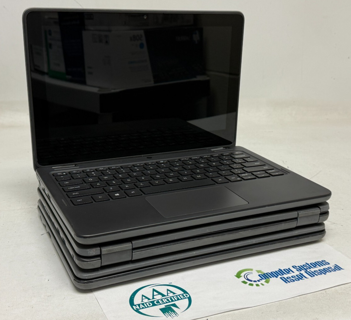 Dell Latitude 3120 11.6″ (N6000 – 4GB/8GB – NO OS/HDD – FOR PARTS) – Lot of 3