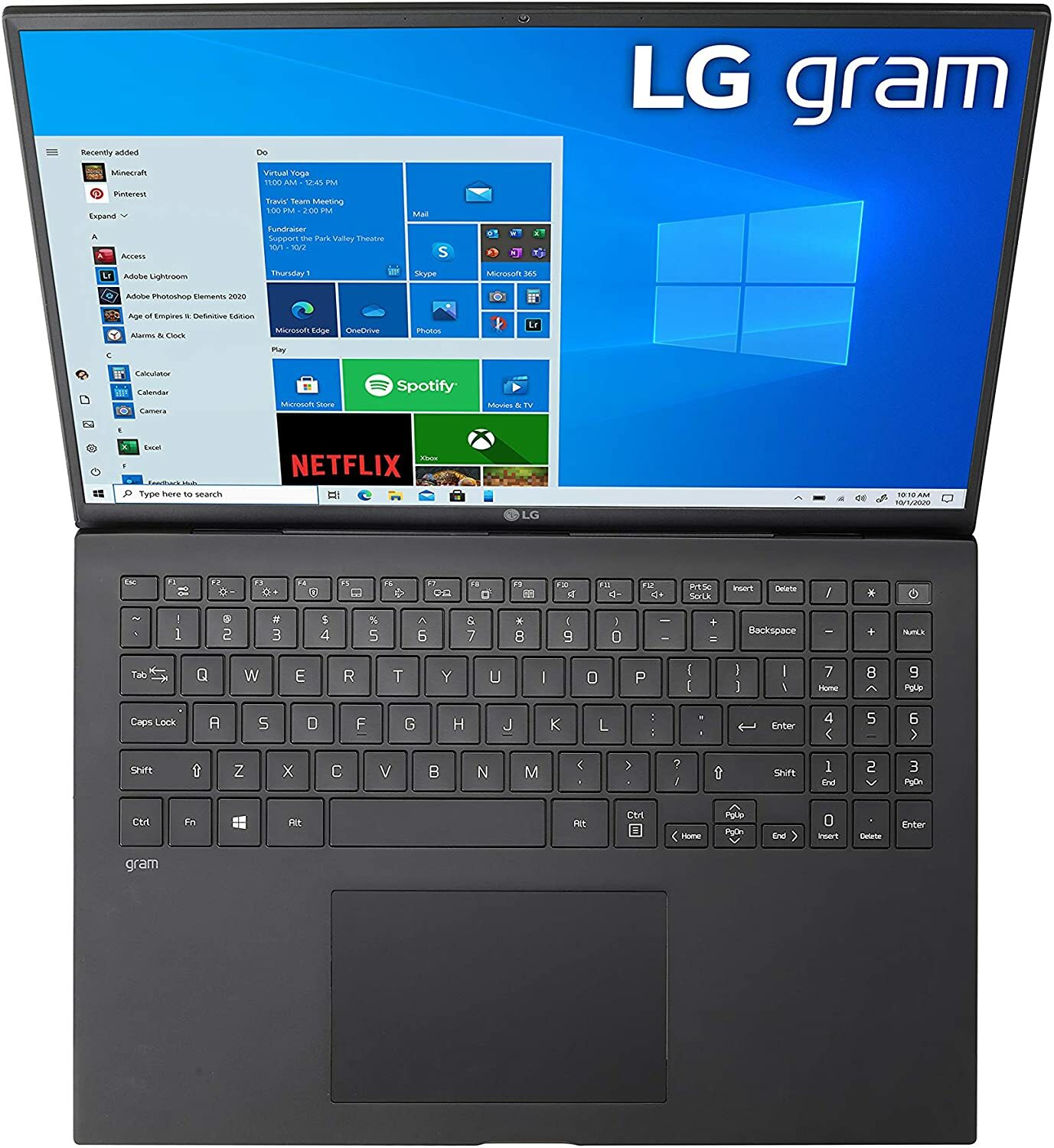 LG gram 16″ Laptop, Intel 11th i7, 16GB RAM, 256GB SSD