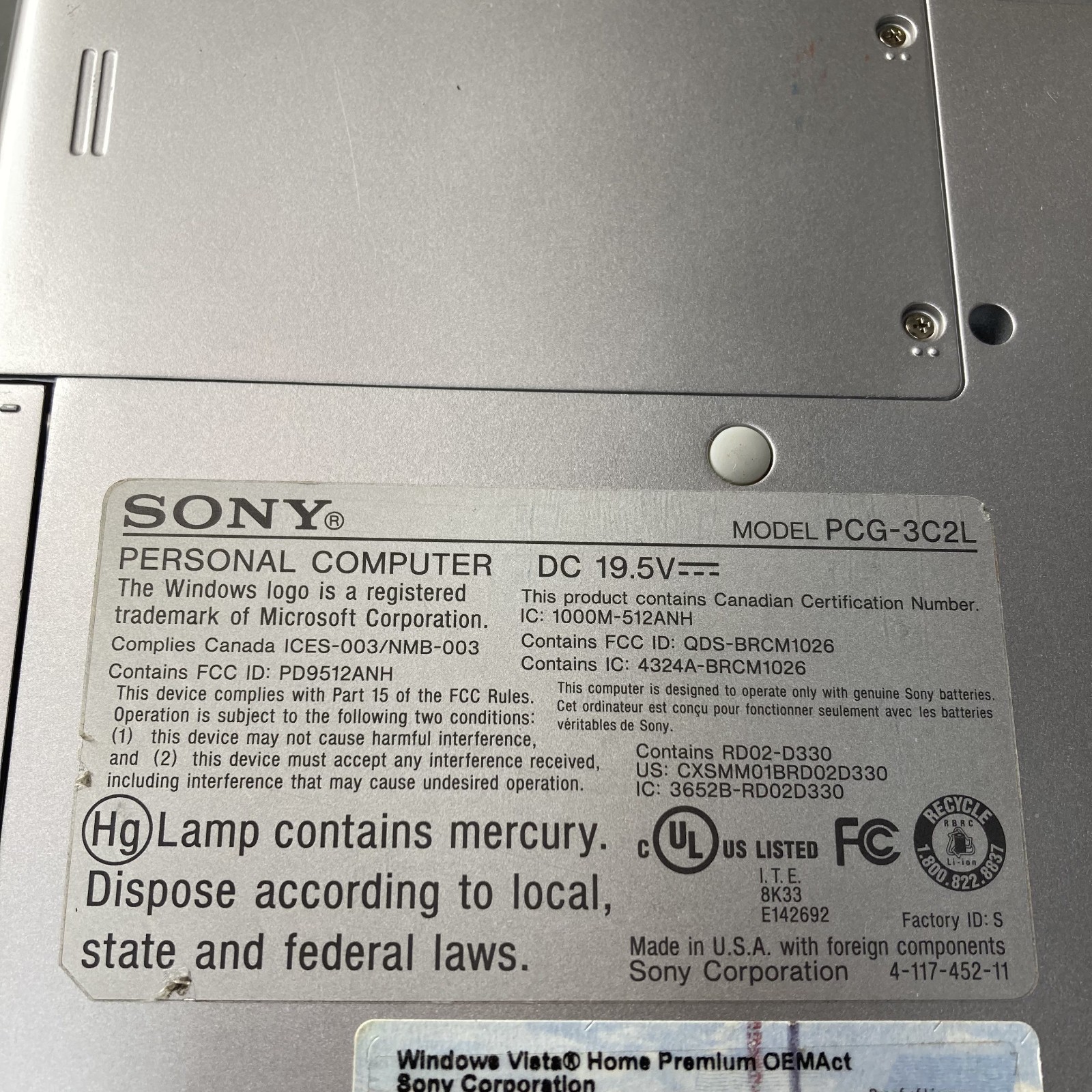 RED Sony Vaio VGN-CS190 14.1″ Laptop Core 2 Duo 2GHz 3GB RAM 250GB HDD Vista