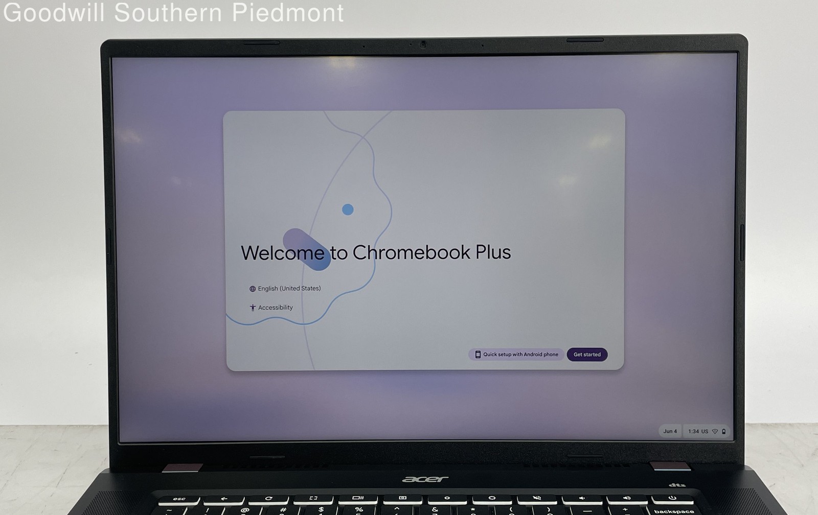 Acer Chromebook Plus 516 GE Intel Core 5 120U 1.4GHz 8GB RAM 256GB SSD Chrome OS