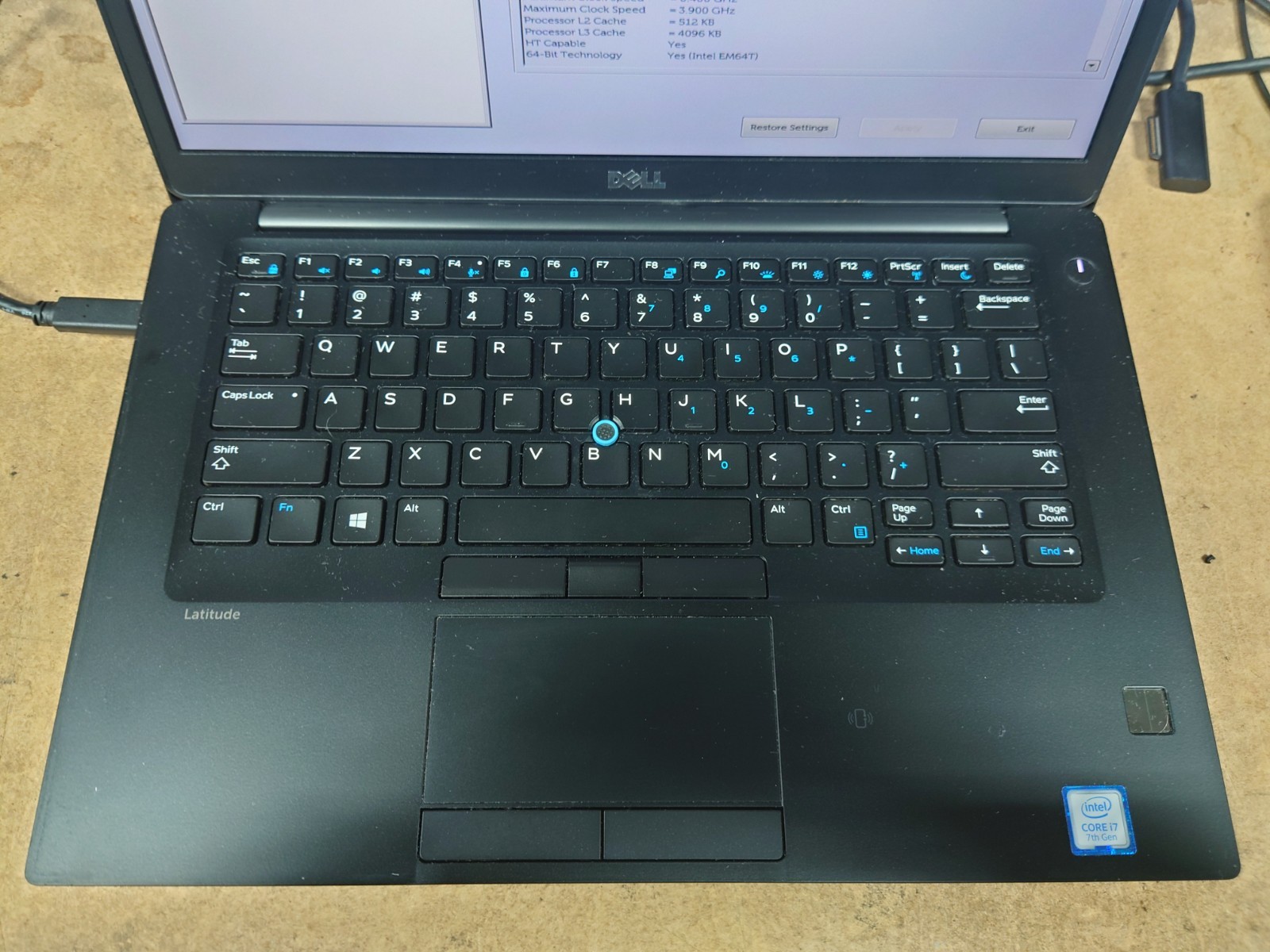 Dell Latitude 7480 14″ FHD i7-7600U 16GB RAM No Battery/OS/SSD