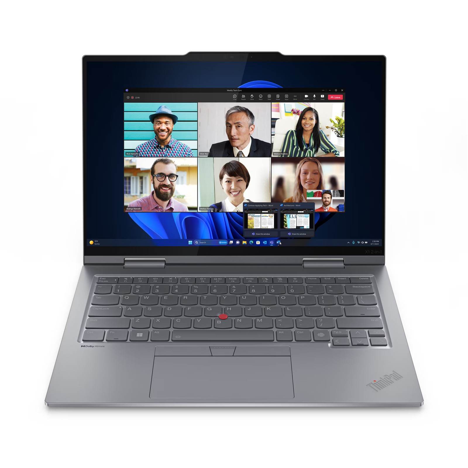 Lenovo Thinkpad X1 2-In-1 G9 14″ Ultra 7 155U16GB 512GB W11P (French/English)
