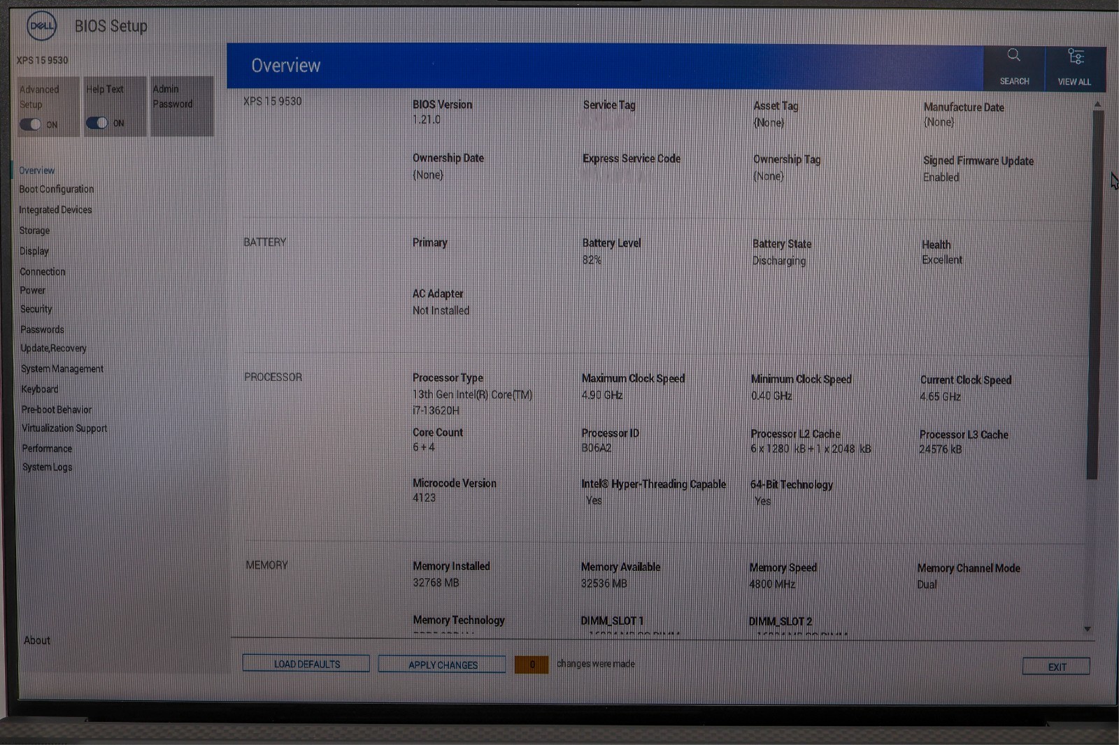 Dell XPS 15 9530 15.6″ FHD+ i7-13620H 32GB 1TB Arc A370M Warranty Win11p