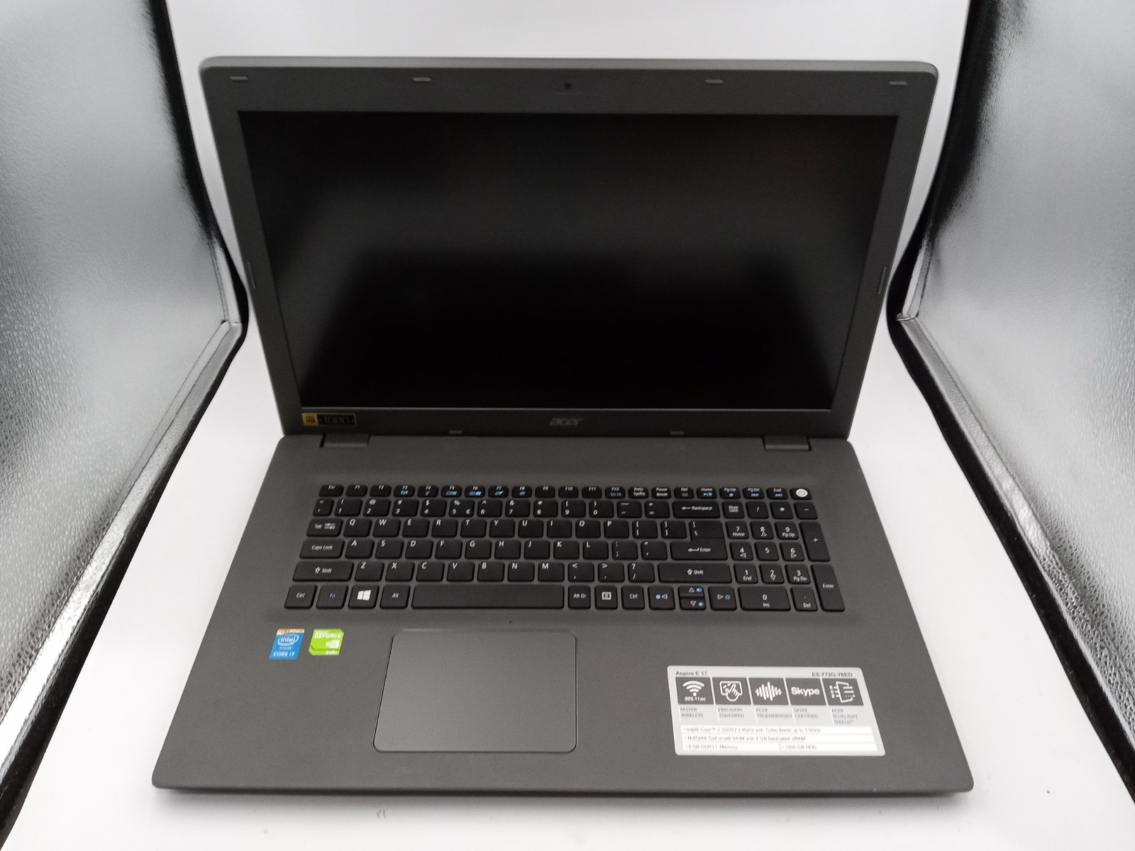 Acer Aspire E5-772G 17″ Laptop Intel Core i7-5500U 8GB RAM – BAD TOUCHPAD -RR