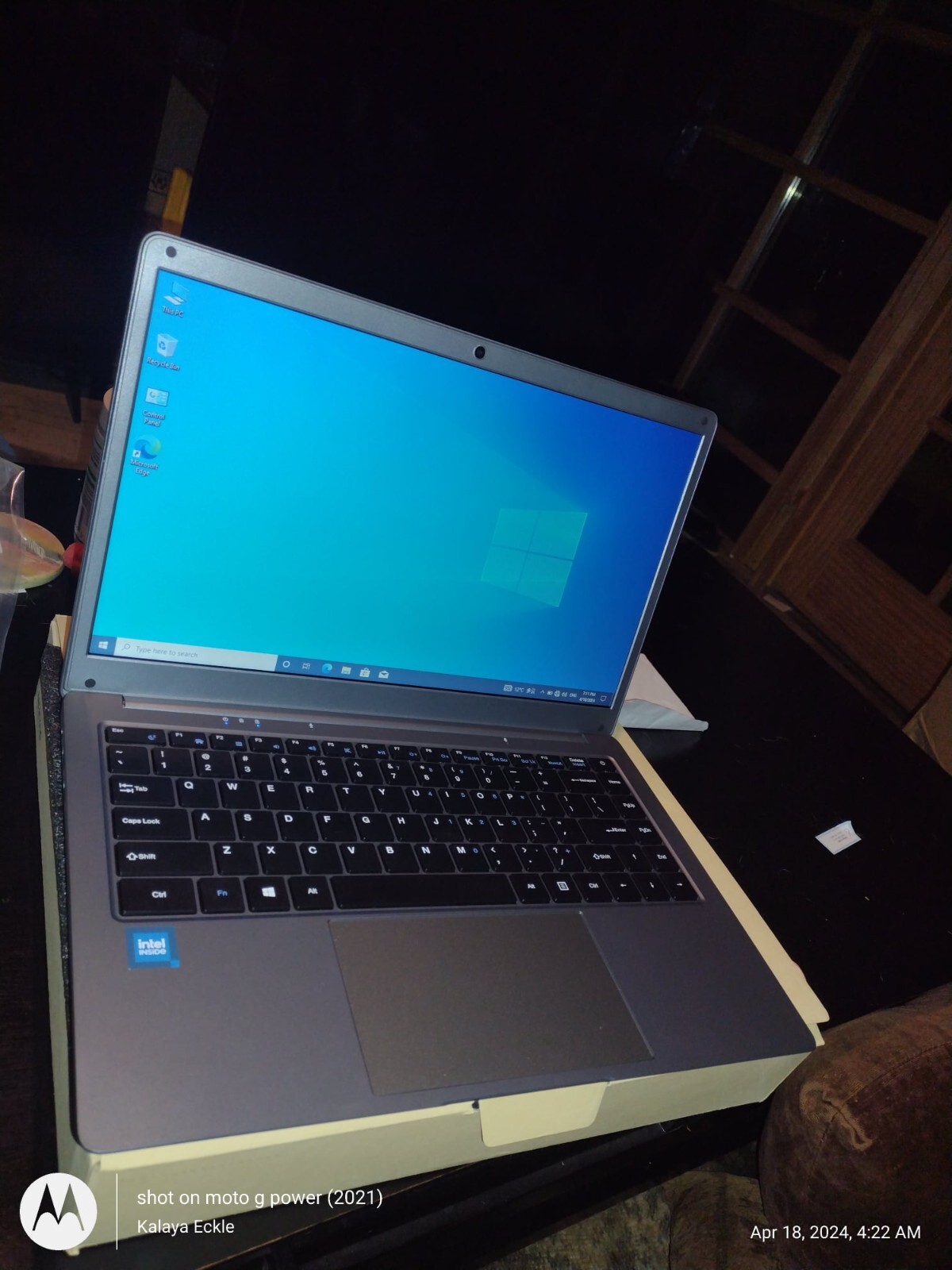 14″ INTEL CELERON N3350 WINDOW 10 PRO RAM 6 GB 64 BIT operation system OS BUILD