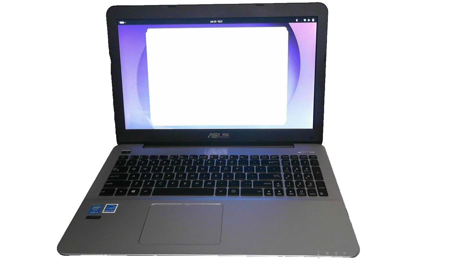 Asus X555L Intel(R) Core(TM) i3-5020U CPU 12 GB RAM 240gb SSD, Ubuntu Linux