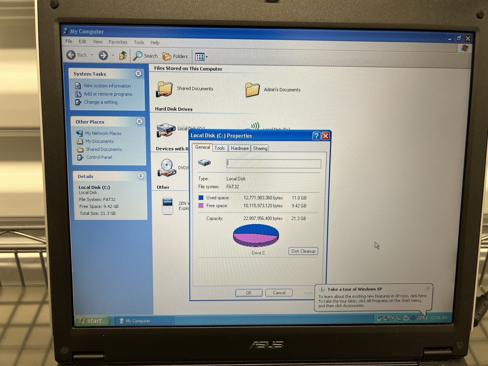 ASUS M5200N Intel Pentium M 12″ Laptop 256MB Ram Chinese Laptop Windows XP WiFi