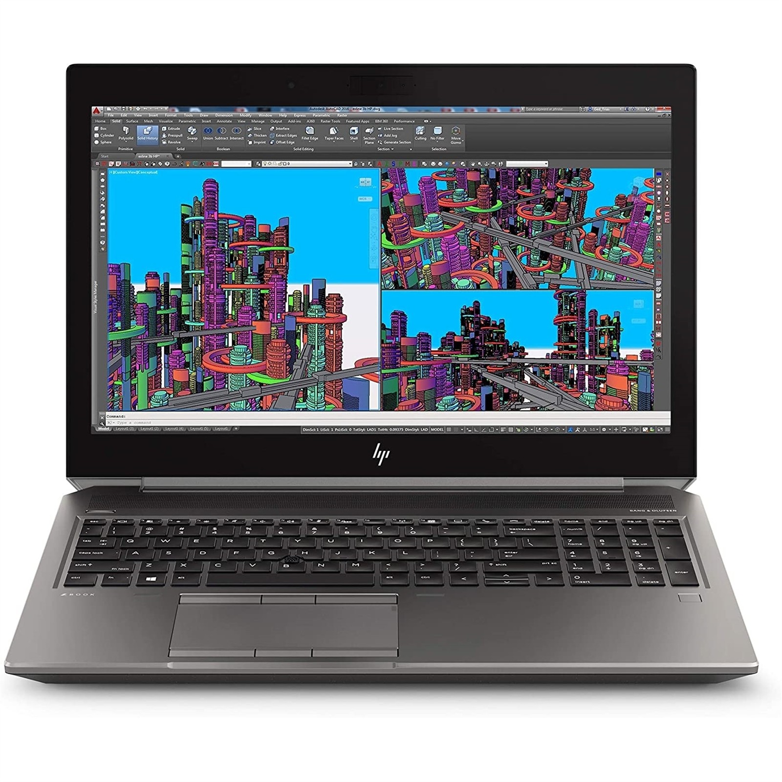 HP ZBook 15 G5 15.6″ 16GB 512GB SSD Core™ i7-8850H 2.6GHz WIN11P, Turbo Silver