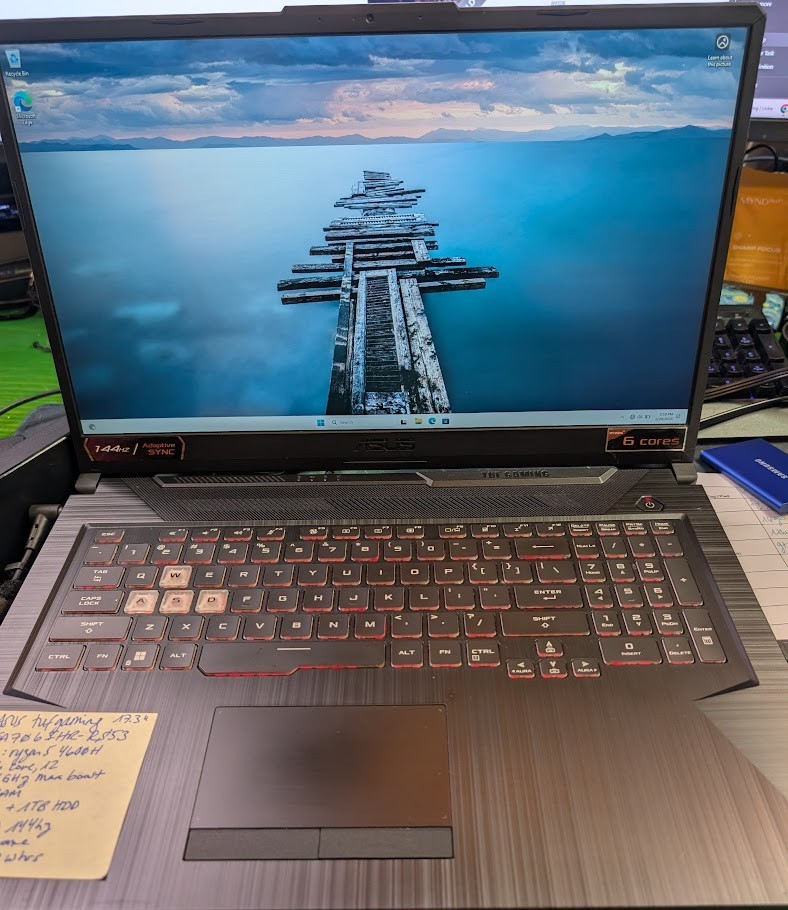 ASUS TUF Gaming A17 FA706IHR-RS53 Ryzen 5 4600H GTX 1650 8GB RAM 512GB 17.3″