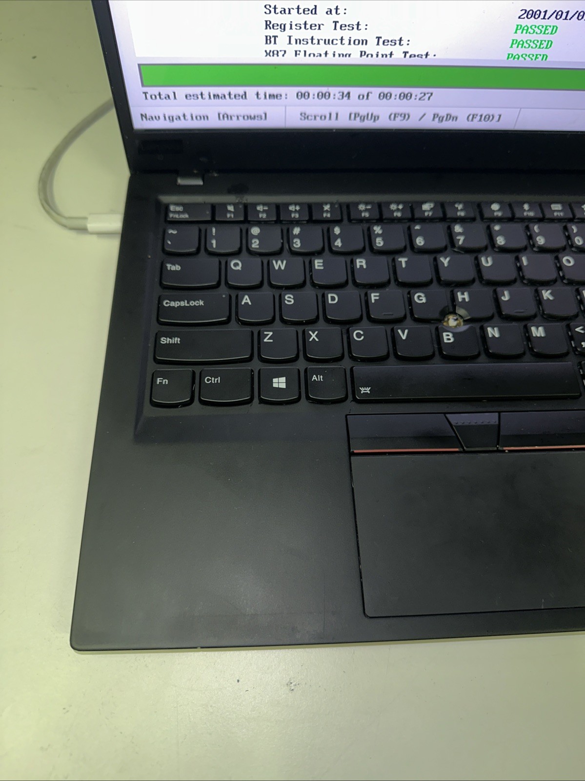 Lenovo ThinkPad X1 Carbon Gen 6 i7‑8650U NO RAM NO SSD Rubber Trackpad MISSING