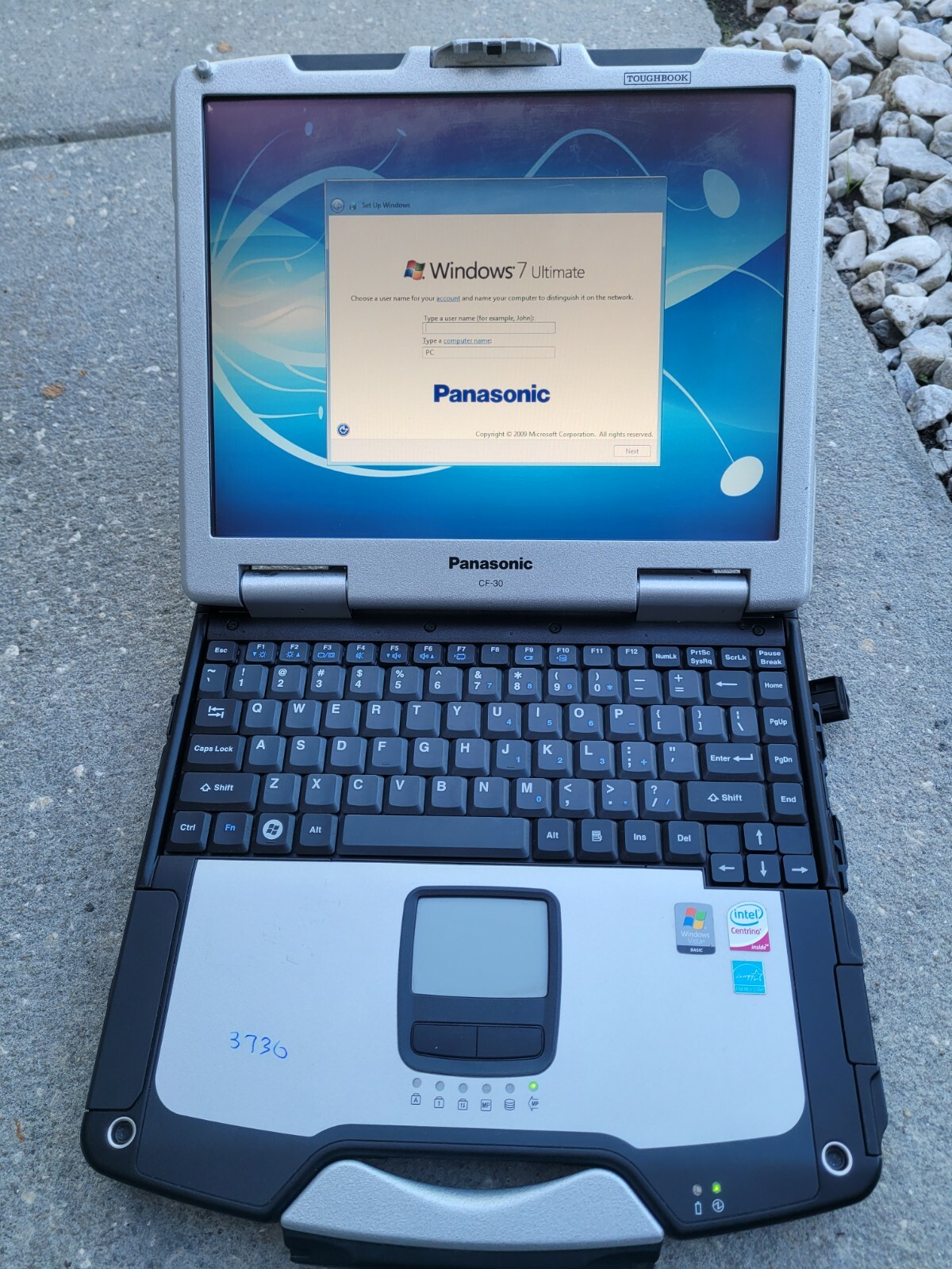PANASONIC CF-30 L7500 2 DUO 1.6GHZ/ TOUCH/ BT/ / WIN7 ULTIMATE P64 /320GB HD/