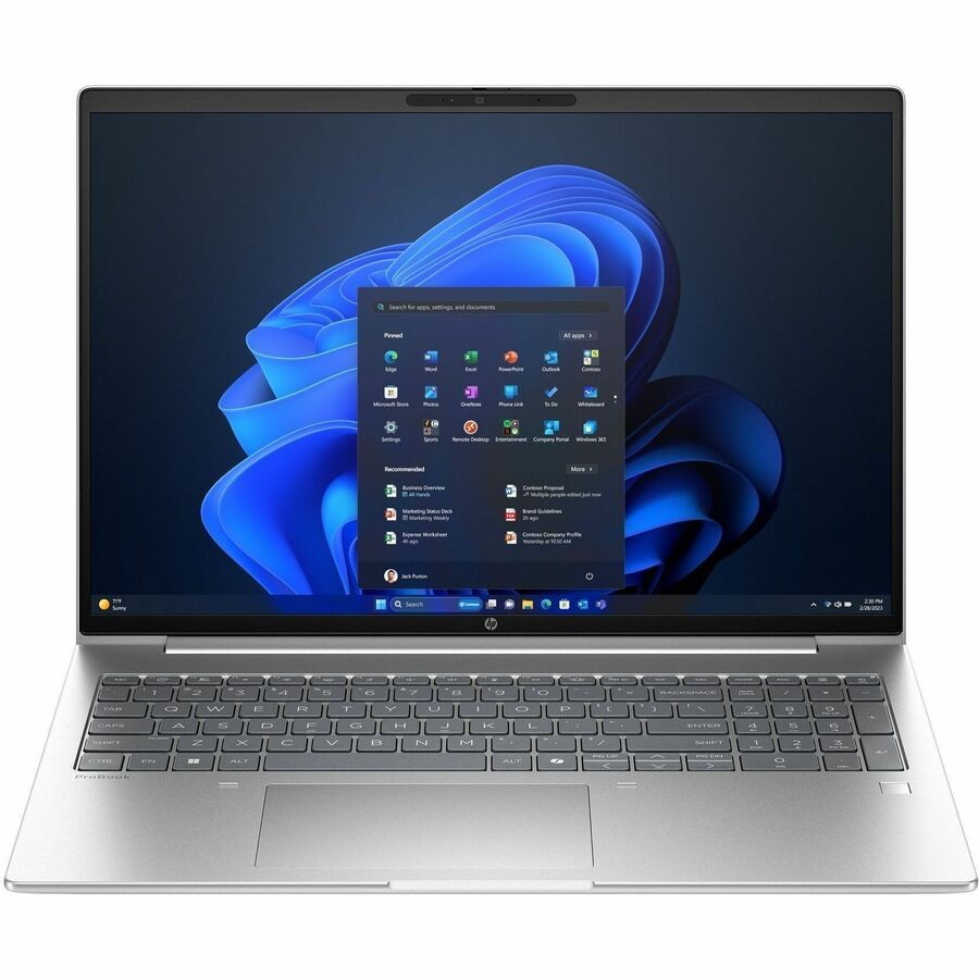 HP ProBook 4 G1i 16″ Touch 60Hz Intel Core U7 24GB SSD Silver W11P D4EC7UTABA