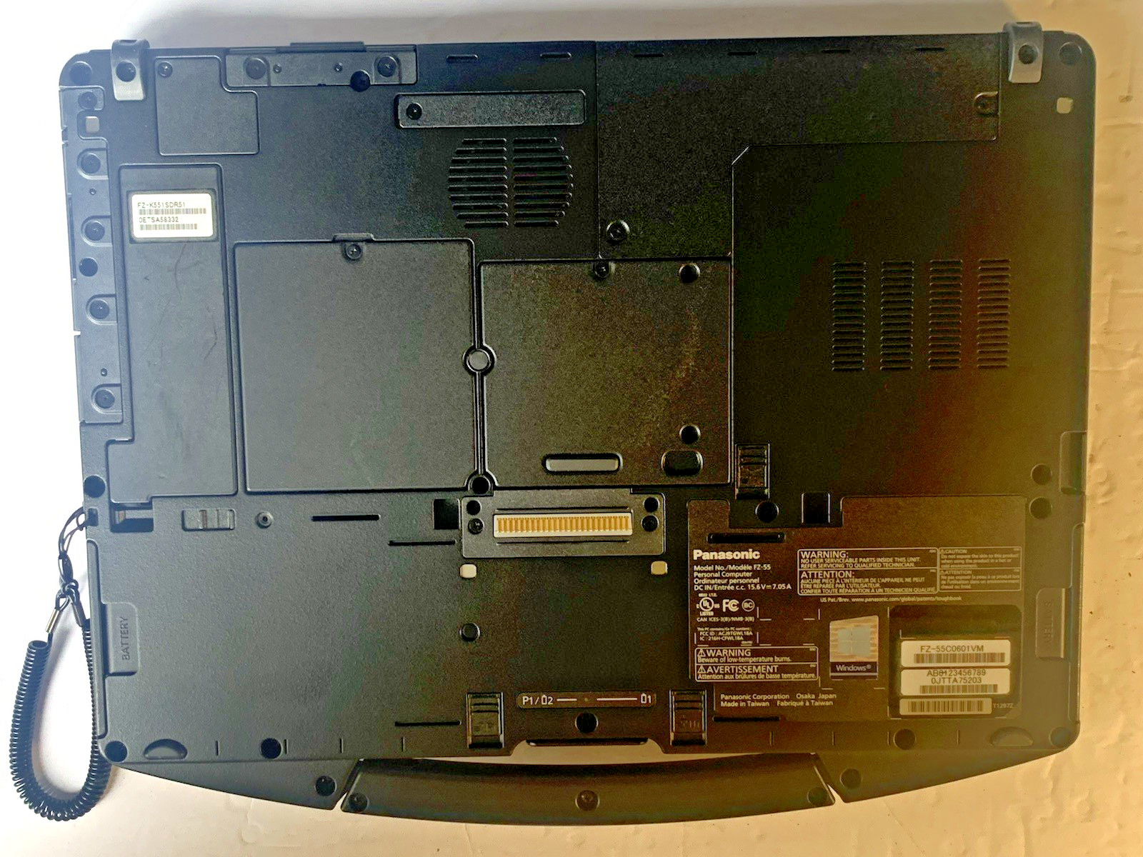 PANASONIC FZ-55 Toughbook Touch Laptop i5 8365U 32GB 1TB 1.60GHz Win11 ~10 Hours