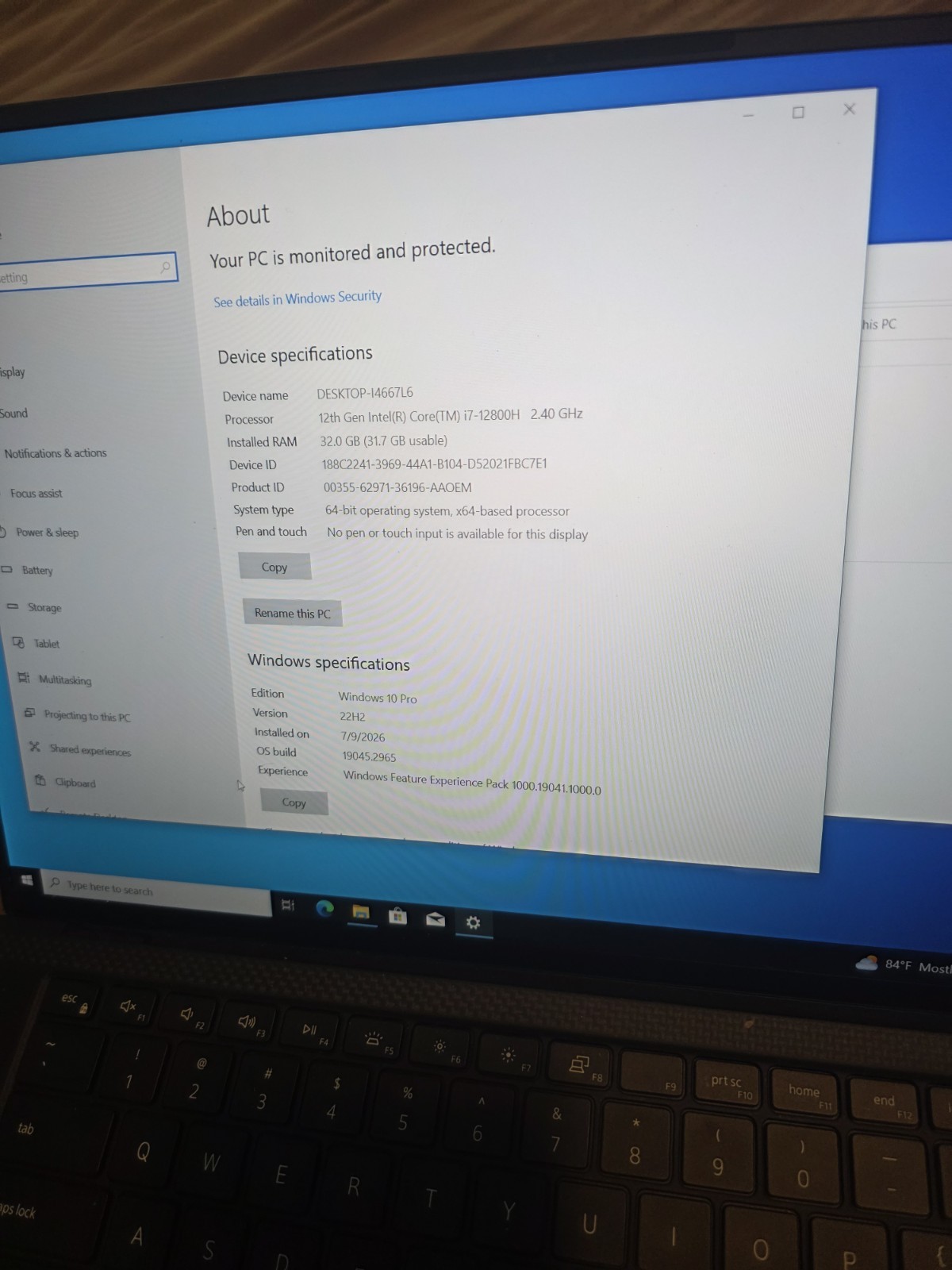 Dell Precision 5570 15.6″ i7-12800H 2.40GHz 32GB RAM 1TB SSD, RTX A2000