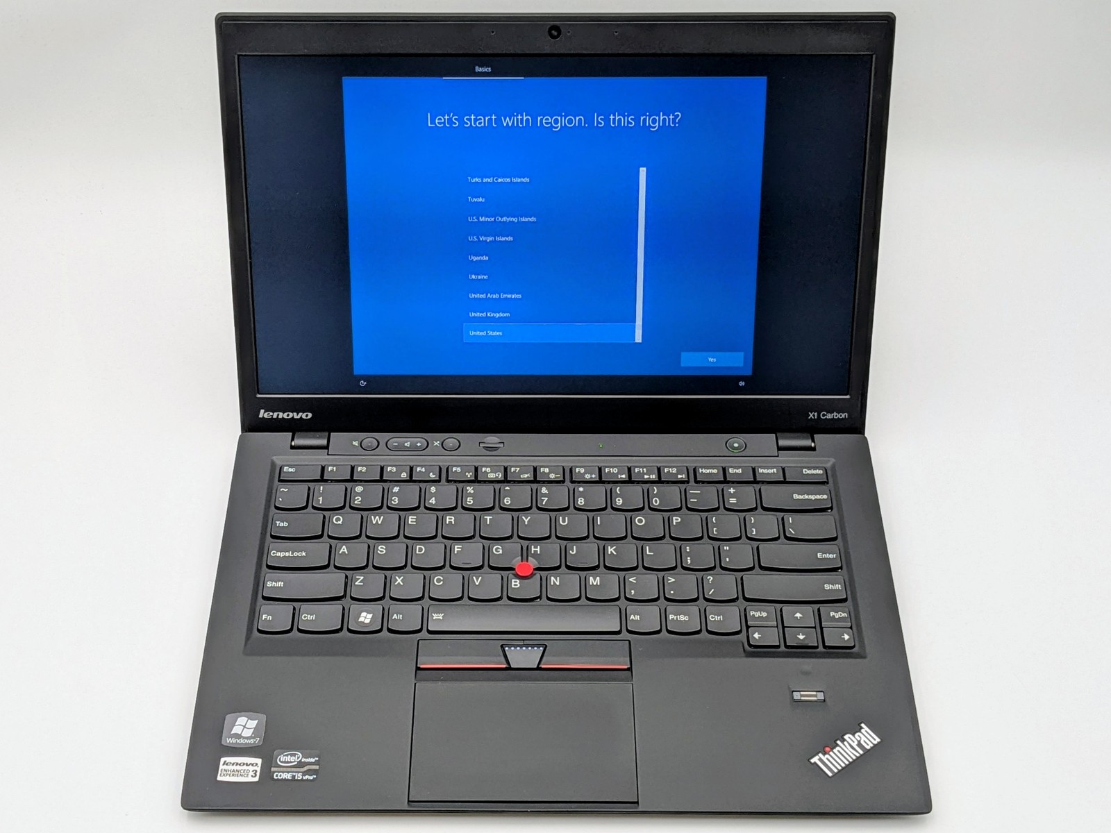 Lenovo ThinkPad X1 Carbon 1st Gen 14″ HD+ I5-3427U 256GB SSD 8GB W10P Webcam