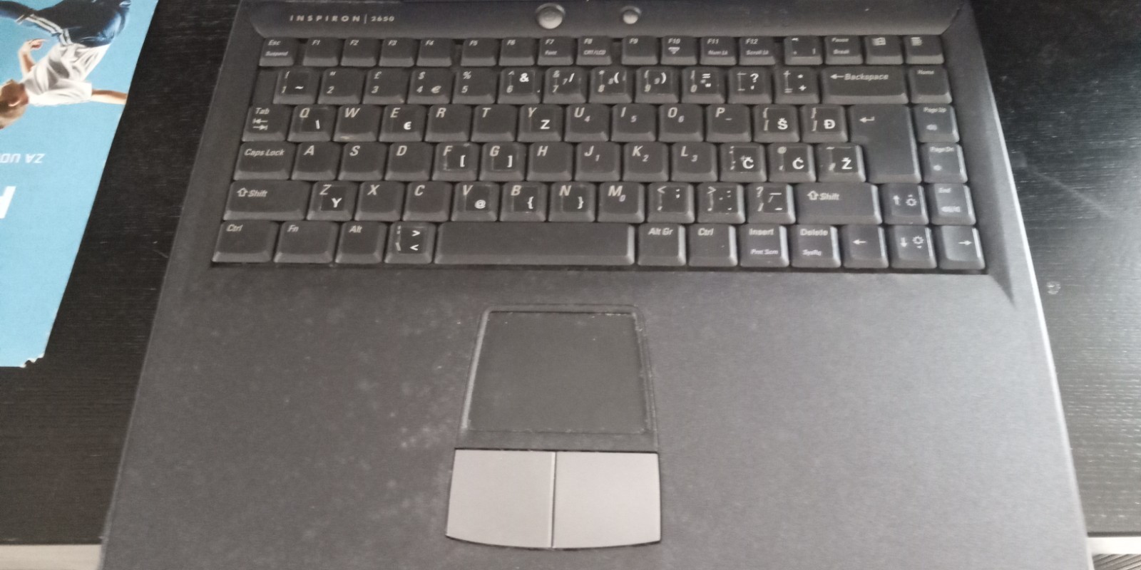 Dell Inspiron 2650 retro gaming laptop with Nvidia Geforce2 GO 16MB GPU