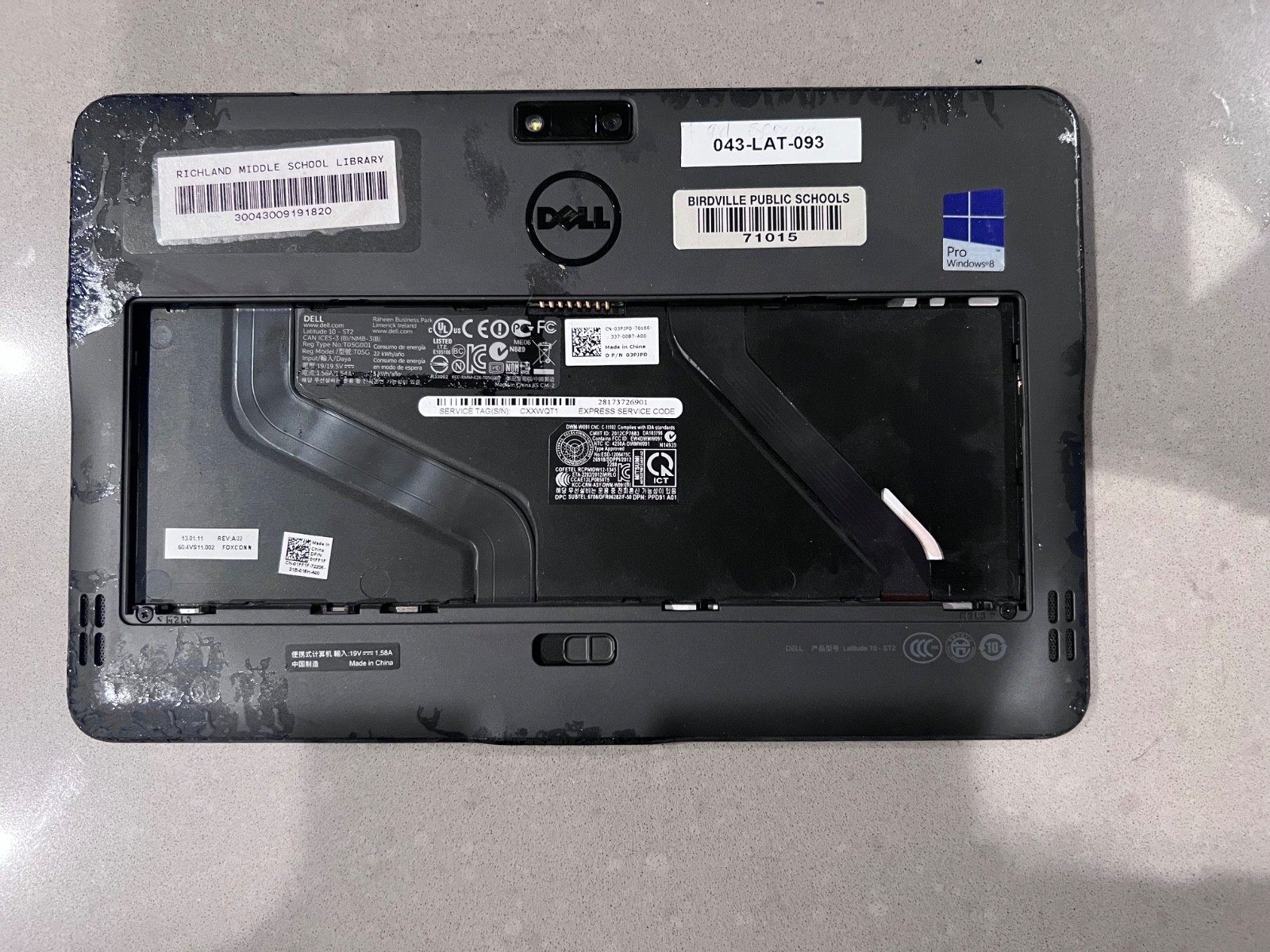 As-is Dell Latitude 10 ST2 Model – (17403)