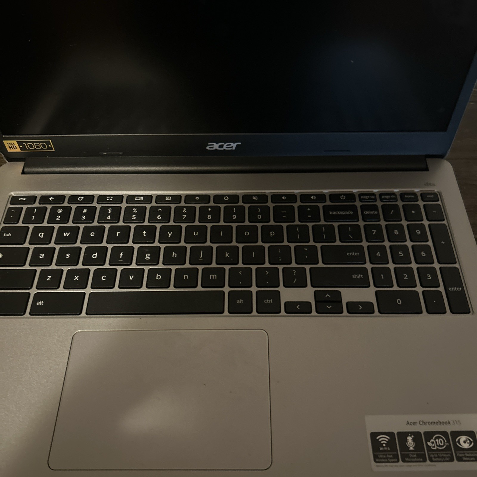 Acer Chromebook 315 15.6″ Celeron N4500 4GB RAM 64GB eMMC ChromeOS CB315-4H-C0BR