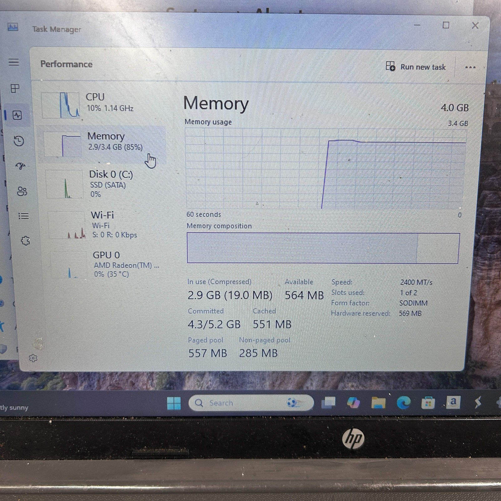 HP NoteBook 255 G7 15.6″ 3020e 1.2GHz 4GB RAM 128GB SSD