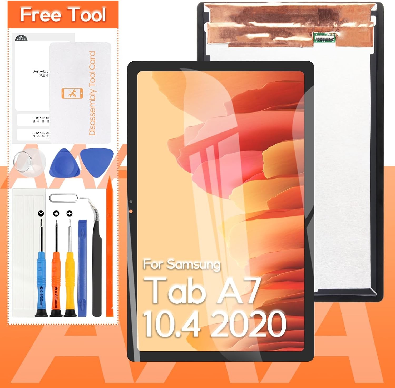 Screen Replacement For Samsung Galaxy Tab A7 10.4 SM-T500 SM-T505 LCD Display