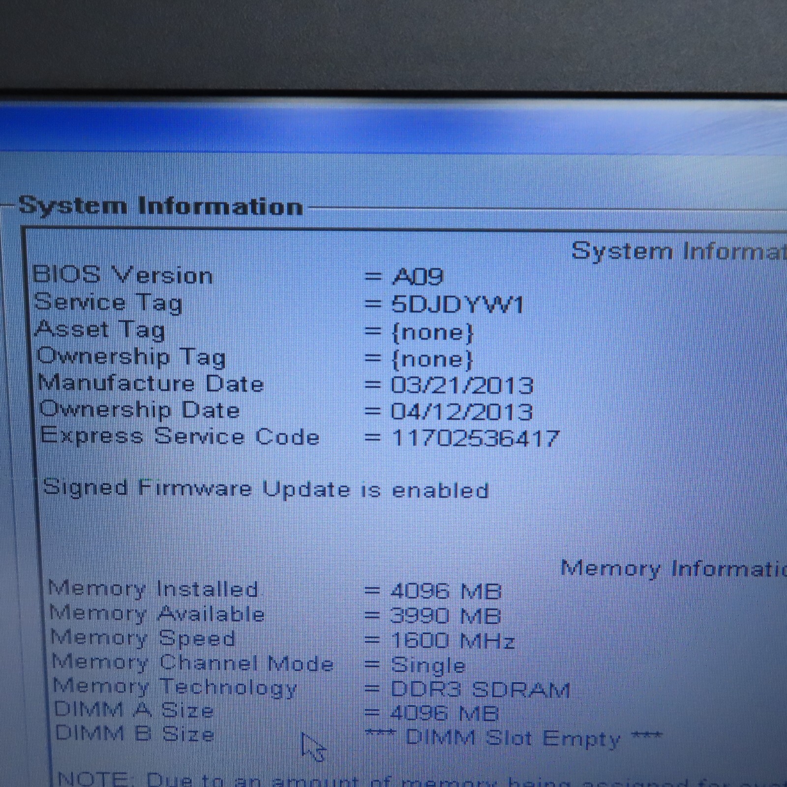 Dell Latitude E5530 Laptop Intel Core i3 2.40GHz 2 Cores 4GB DDR3 SDRAM