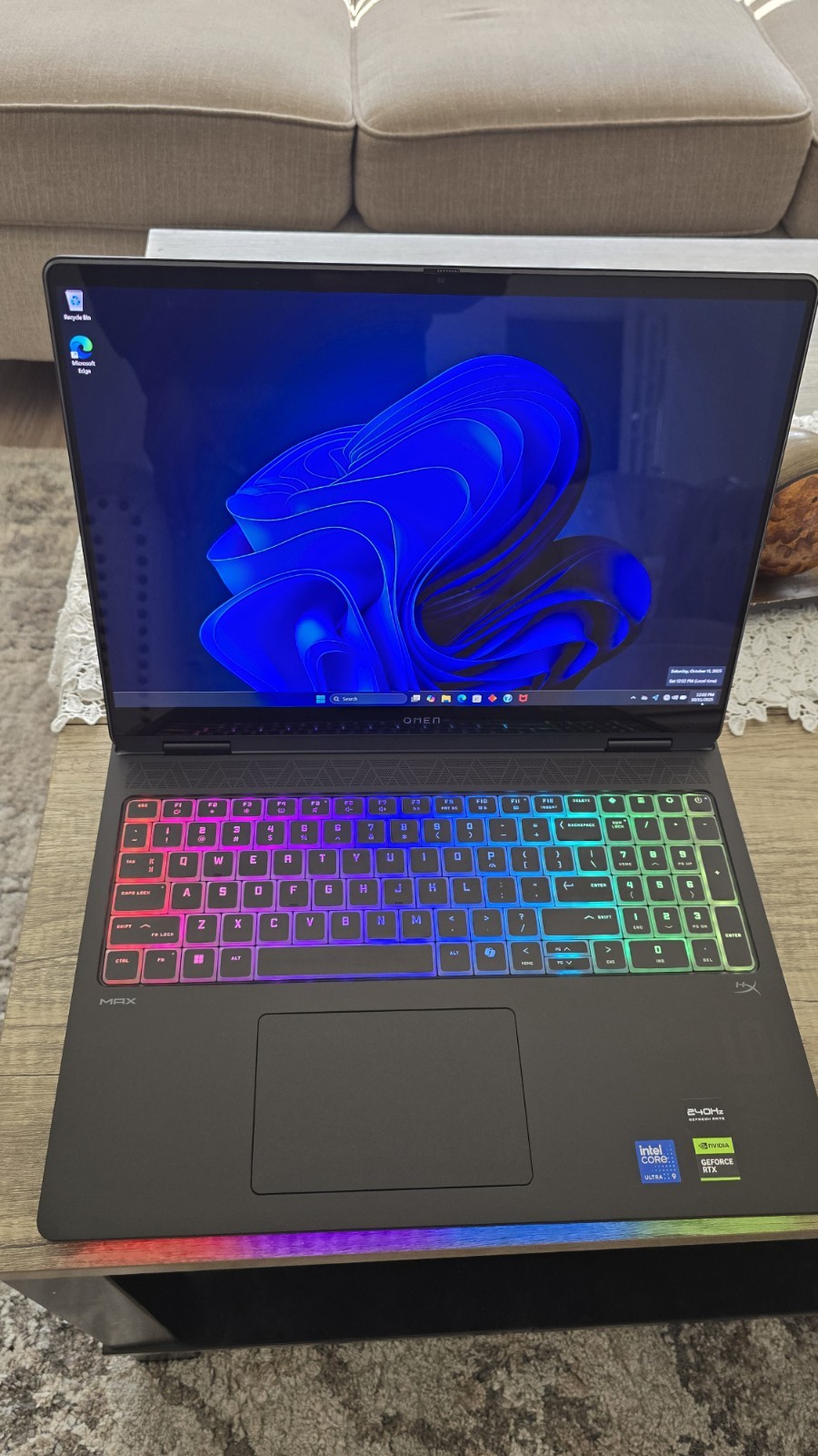HP OMEN MAX 16″ Gaming Laptop Ultra 9 275HX RTX 5080 32GB RAM 1TB SSD