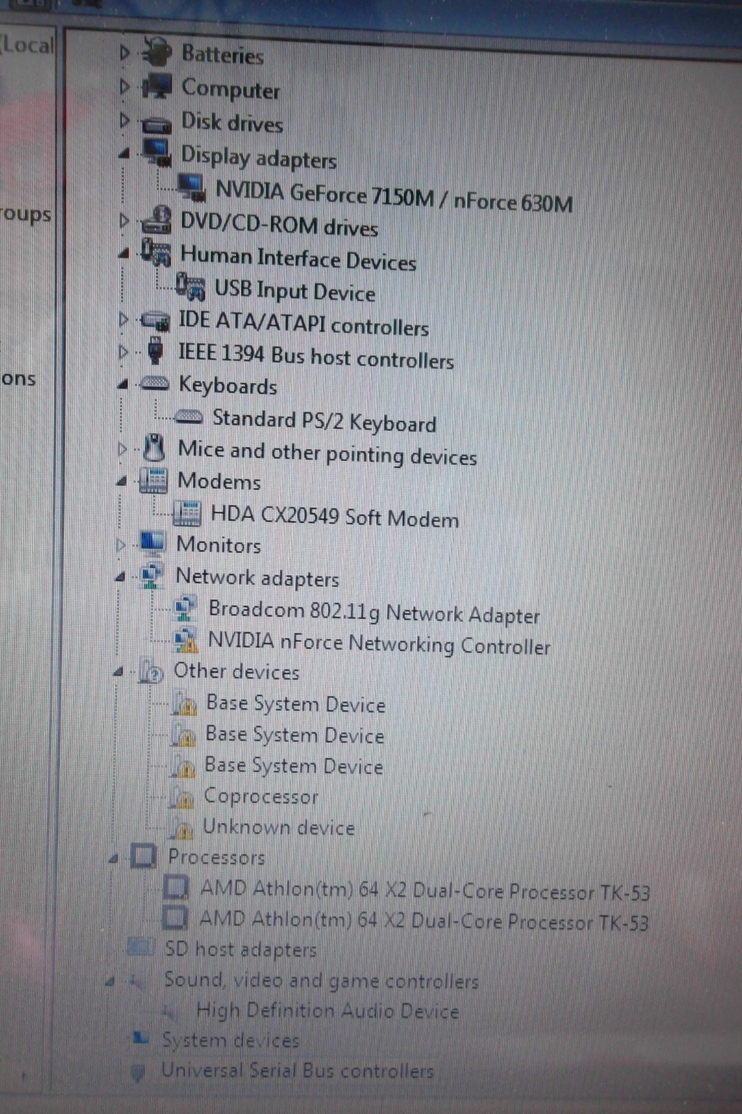 HP Pavilion dv6000 AMD Athlon X2 Dual Core TK-53 1.70GHz 4GB Wi-Fi DVD GY131UA
