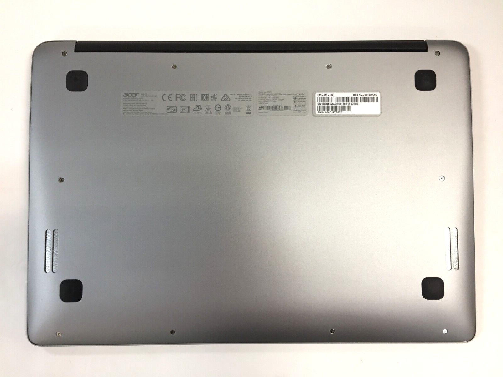 Lot of 2*Bad Battery* Acer CB3-431-12K1 14 ChromeBook/Intel x5-E8000/4GB/32G eMM