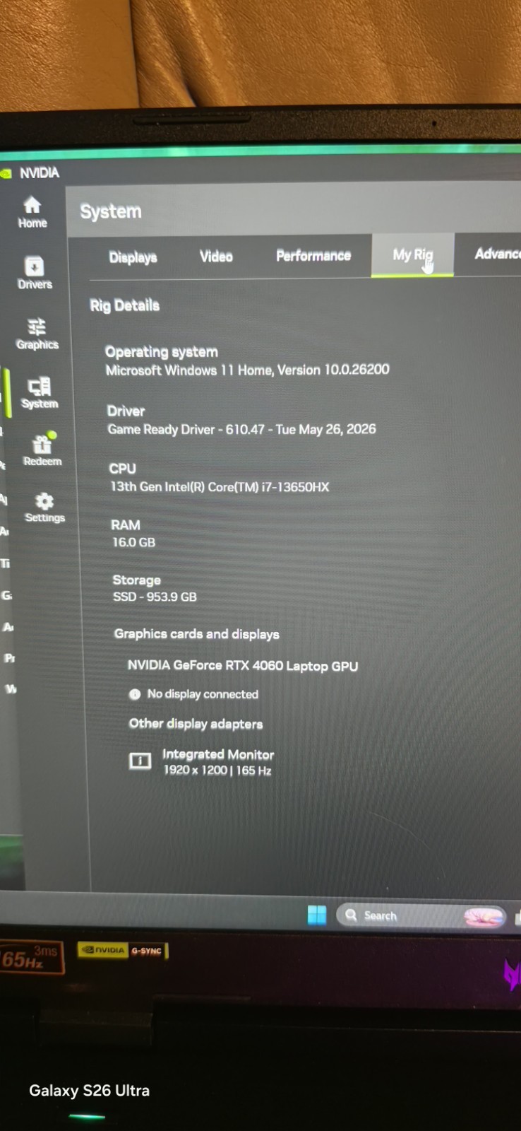 Acer Predator Helios Neo 16 i7-13650HX RTX 4060 16GB 954GB SSD W11 Black