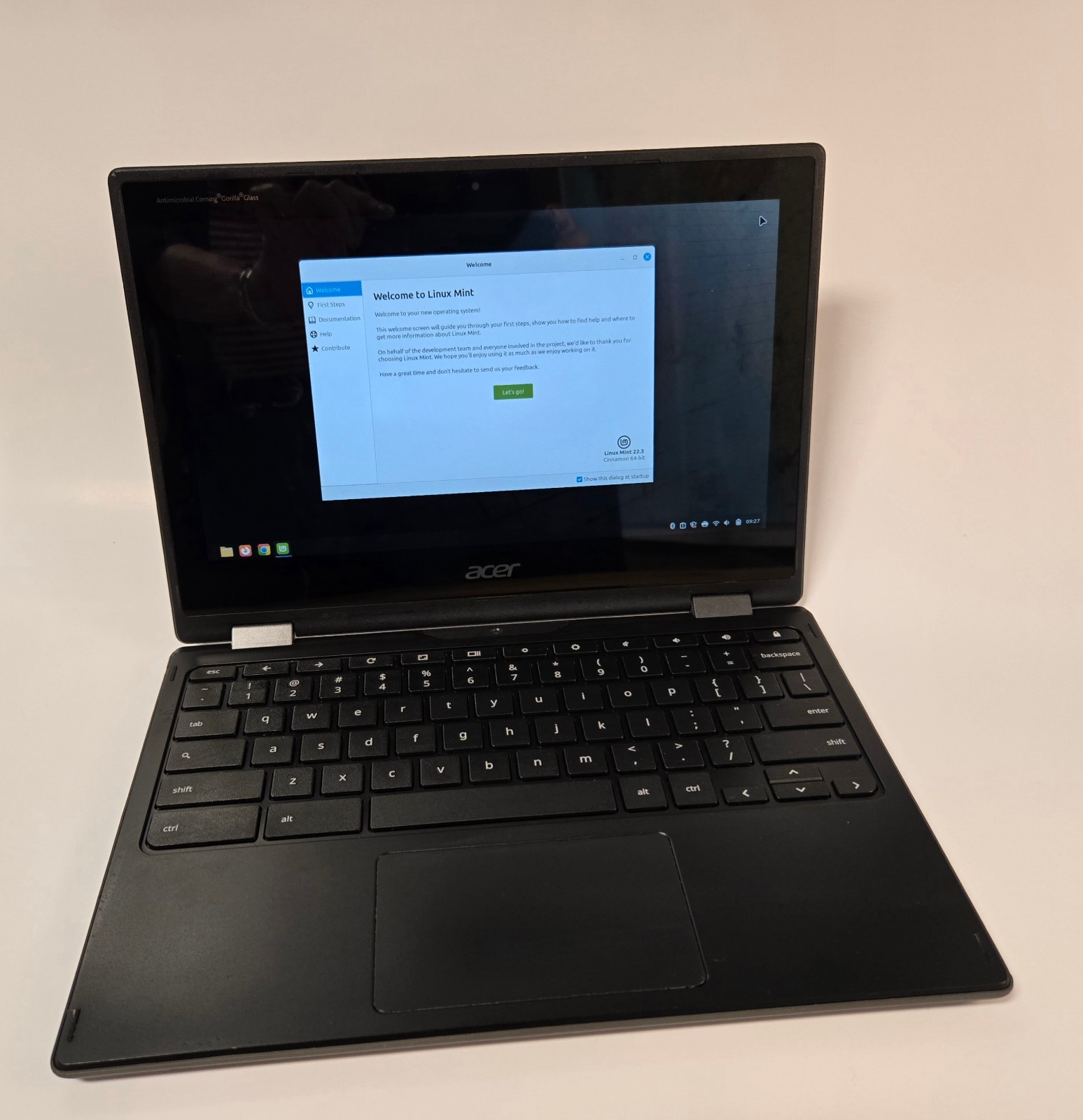 Acer Chromebook R752T Linux Mint 11.6” Touchscreen Wifi 4GB Ready to Use