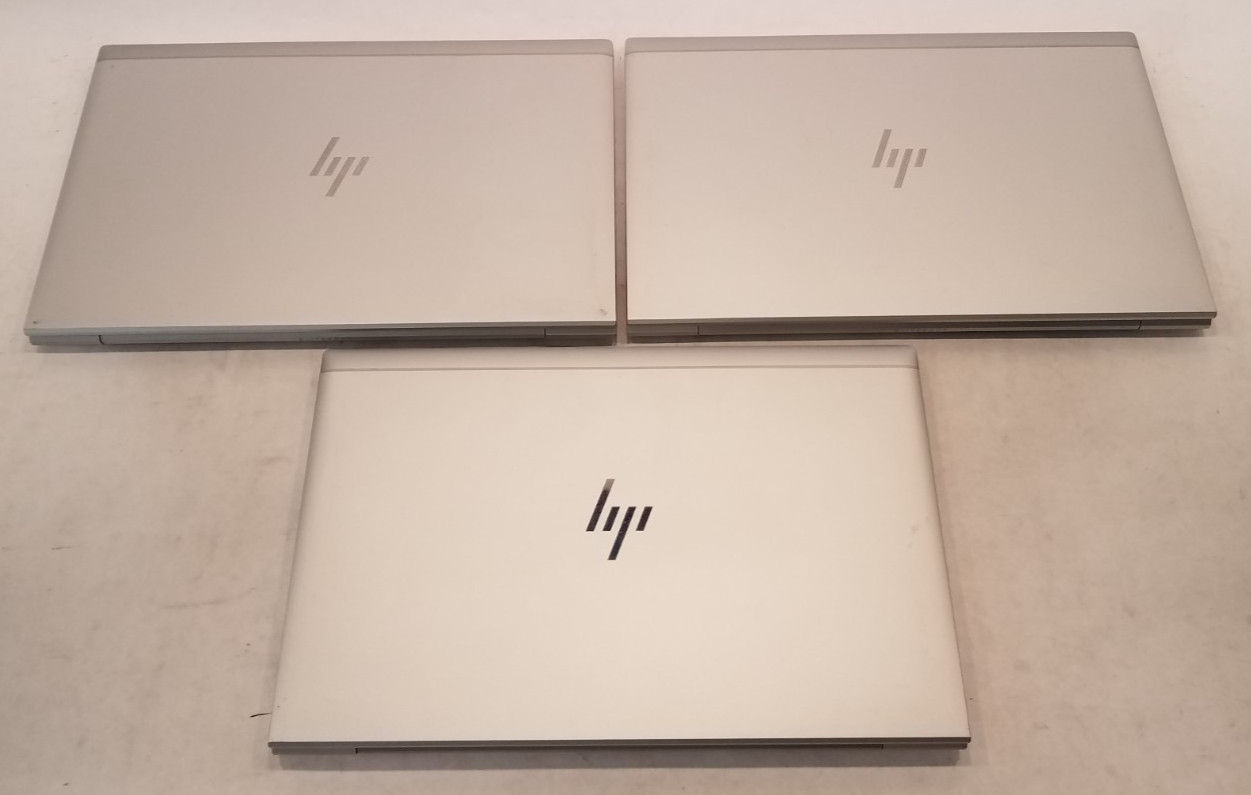 HP EliteBook 840 G7, 14″ Touch, i7-10610U@1.8GHz, 16GB RAM, 512GB NVMe, Lot of 3