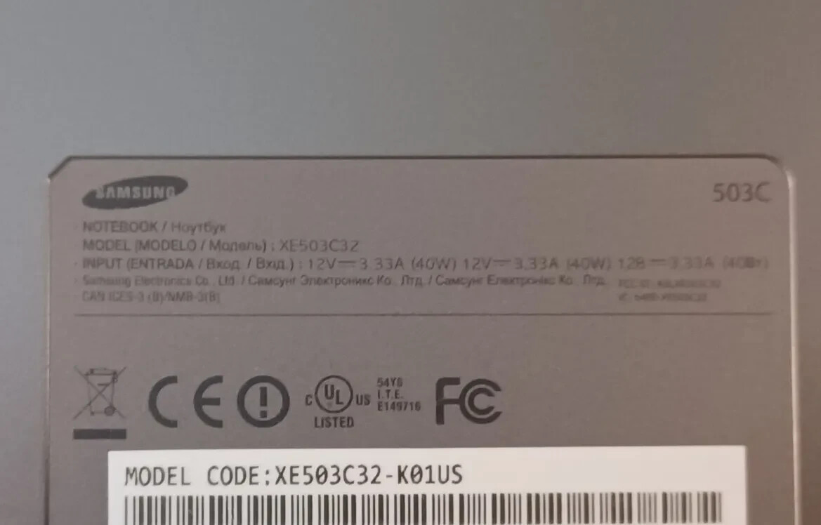Samsung Chromebook 2 XE503C32 13.3″ Laptop Exynos 5420 4GB RAM 16GB SSD