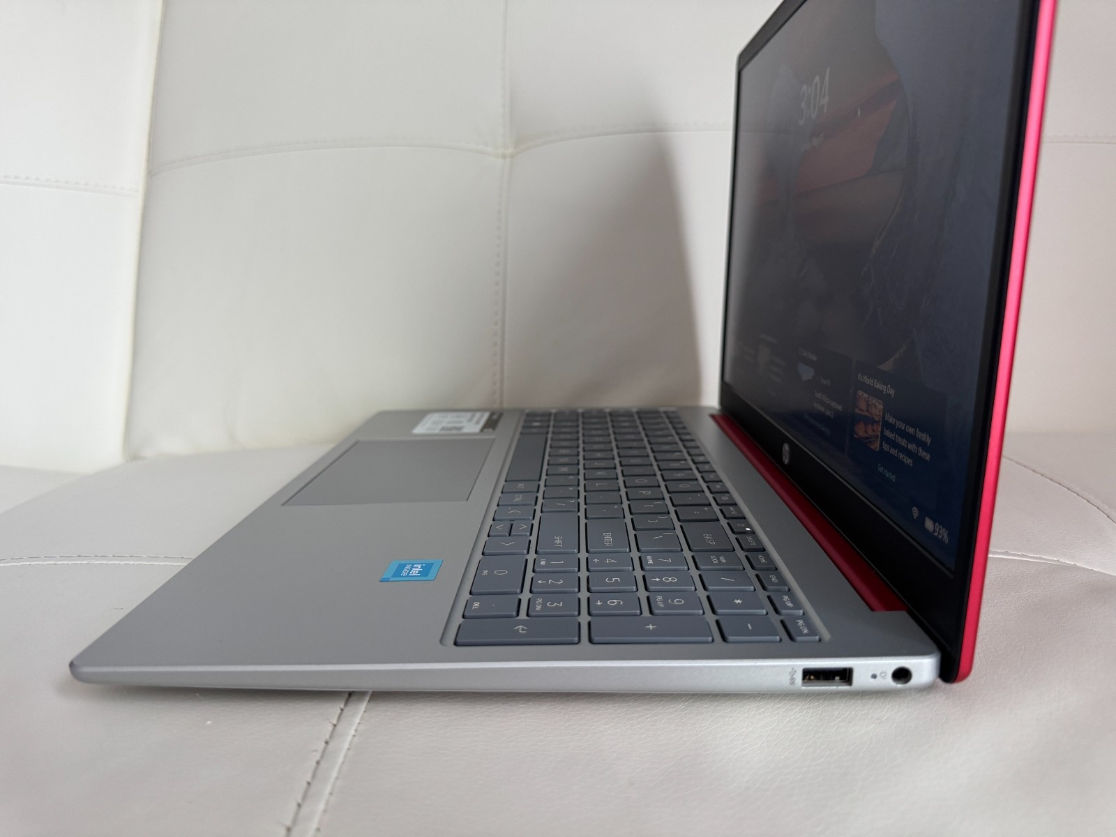 HP 15.6″ Laptop Intel Pentium N200 128GB SSD Drive 16GB Ram HDMI Win11 Red
