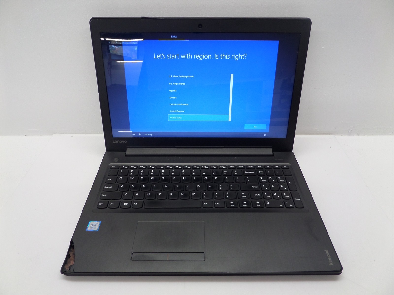 Lenovo Ideapad 310-15IKB 15.6″ Laptop i7-7500U 2.7GHz CPU 8GB RAM 1TB HDD Win10