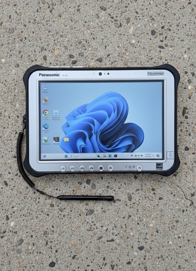 Panasonic Toughpad FZ-G1 MK5 i5 7th 2.60GHz 8G SSD Dual Touch Win10 Pro AC used