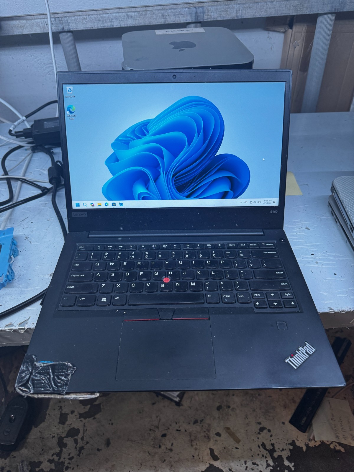 Lenovo ThinkPad E480 Core I5-8250 256GB SSD 8GB RAM Laptop For Repair #6105