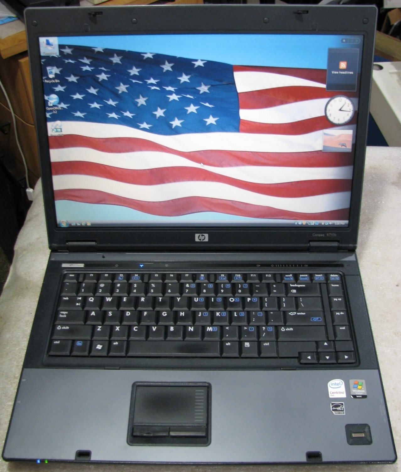 Big Screen HP Compaq 6710b Laptop 32Bit Vista Office2010 3GB GdBatWkGr8^