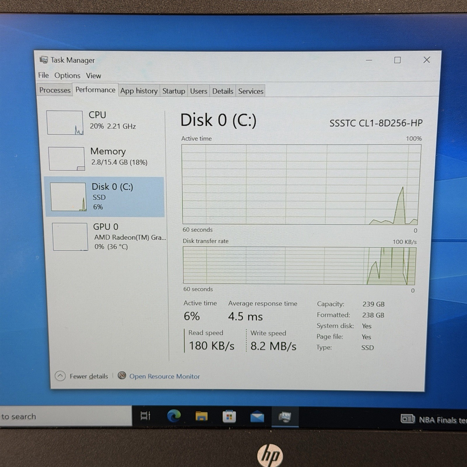 HP ProBook 445 G7 AMD Ryzen 5 4500U 16GB RAM 256GB SSD