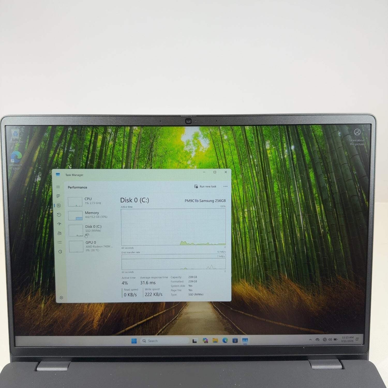Dell Pro 16 PC16255 15.6″ Ryzen 5 Pro 215 3.2GHz 16GB RAM 256GB SSD