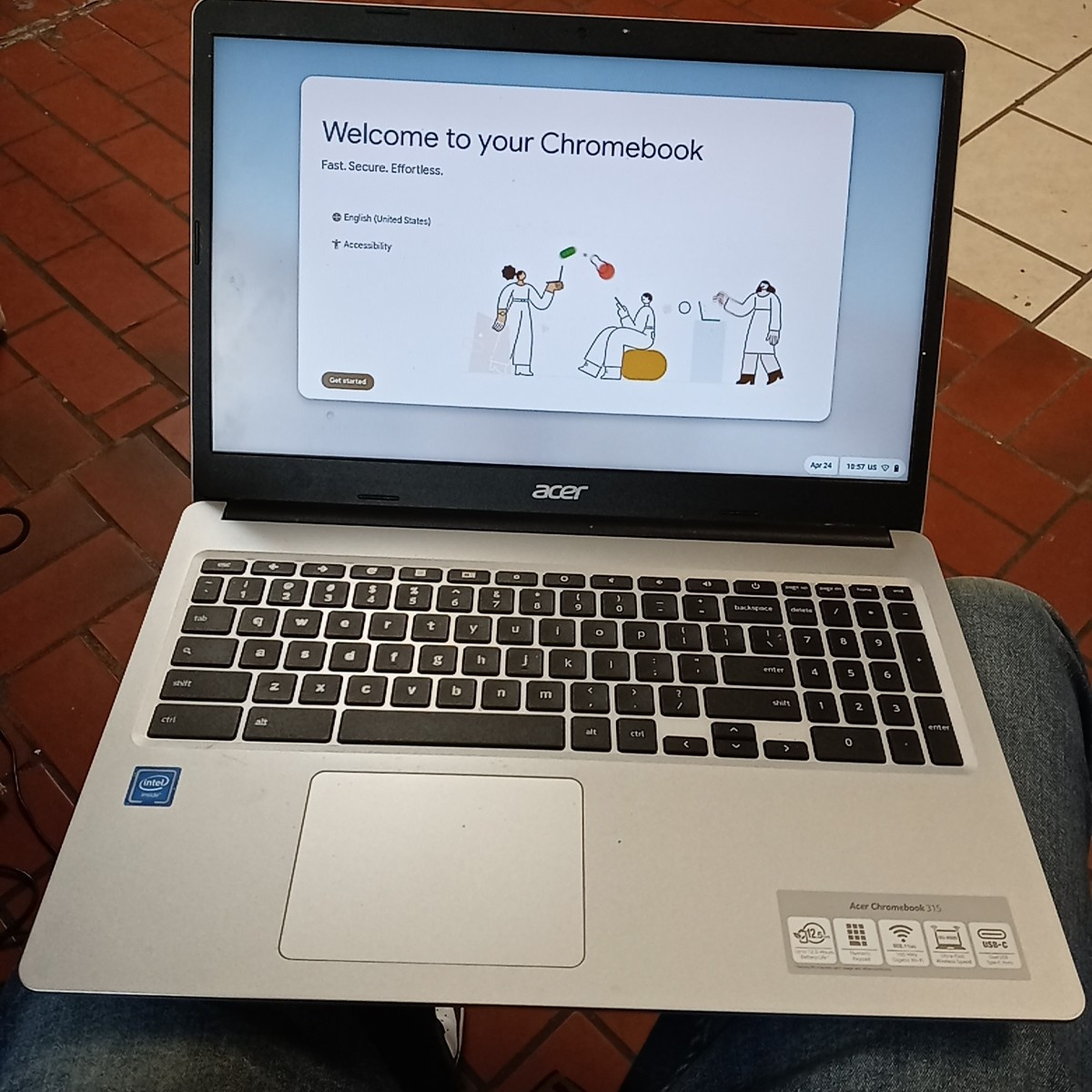 ACER CHROMEBOOK CB315-3H N19Q3 Only Laptop