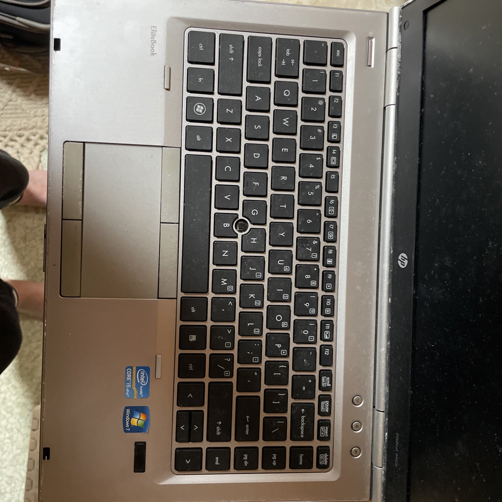 hp delphi D40 elitebook 8460p Intel Corei5 vPro laptop parts