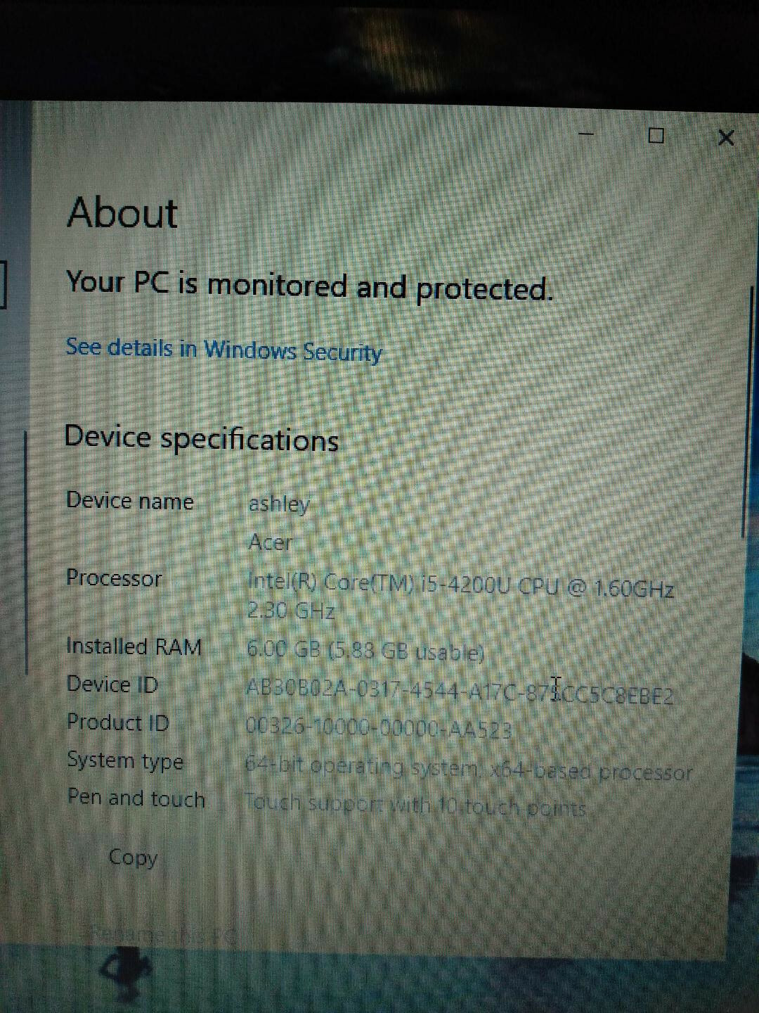 Aspire M5 Ultrabook